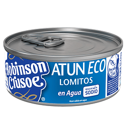 Atún Lomitos Reducido en Sodio Robinson Crusoe Agua (3 x 160 G)
