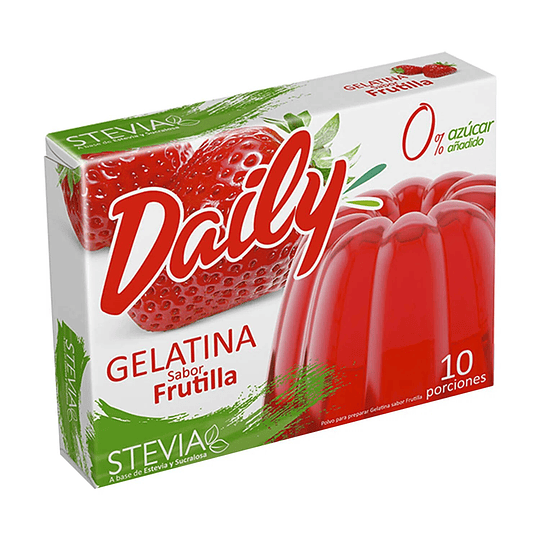 Gelatina Daily Frutilla ( 3 UD )