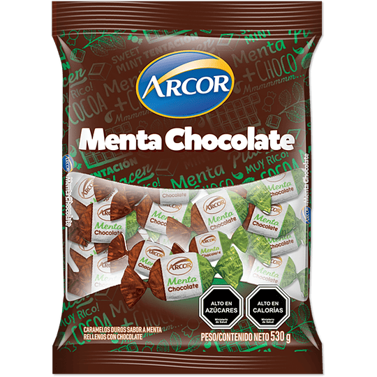 Caramelos Menta Chocolate Arcor (100 UD)