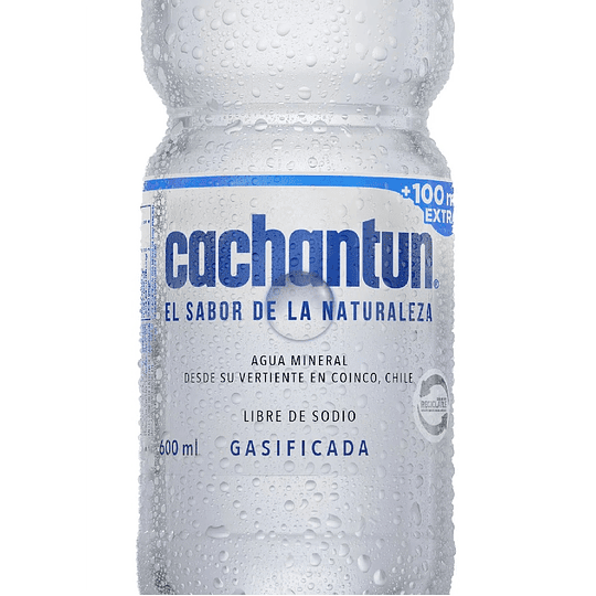 Agua Mineral con Gas Cachantun (12 x 600 ML)