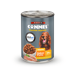 Alimento Húmedo Perro Adulto Lata Pollo Cannes ( 3 x 375 G )