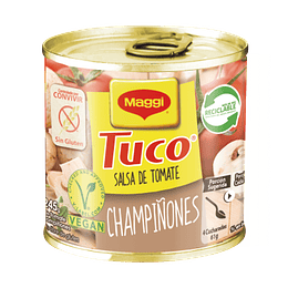 Salsa de Tomates Tuco Champiñón (4 x 245 G)