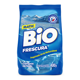 Detergente en Polvo Bio Frescura Campos de Hielo (6 x 400 G)