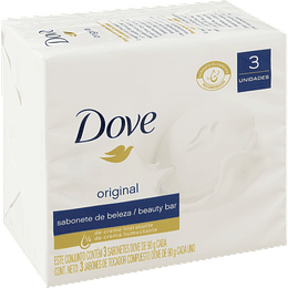 Jabón en Barra Dove Pack Original (4 x 3 UD)