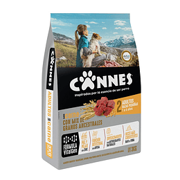 Alimento Perro Adulto Razas Pequeñas Carne y Cereal Cannes (3 KG)