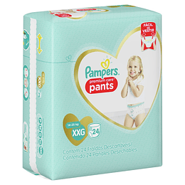 Pañal Pampers Premium Care Pants XXG (24 Pañales)