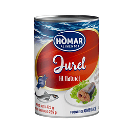 Jurel Homar Natural (3 x 425 G)