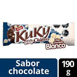 Galletas Kuky Chip Chipers Chocolate Blanco (5 x 190 G)
