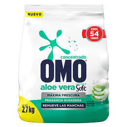 Detergente en Polvo Omo Matic Soft Aloe Vera ( 2.7 KG )