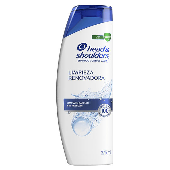 Shampoo Head & Shoulders Limpieza Renovadora ( 2 x 375 ML )