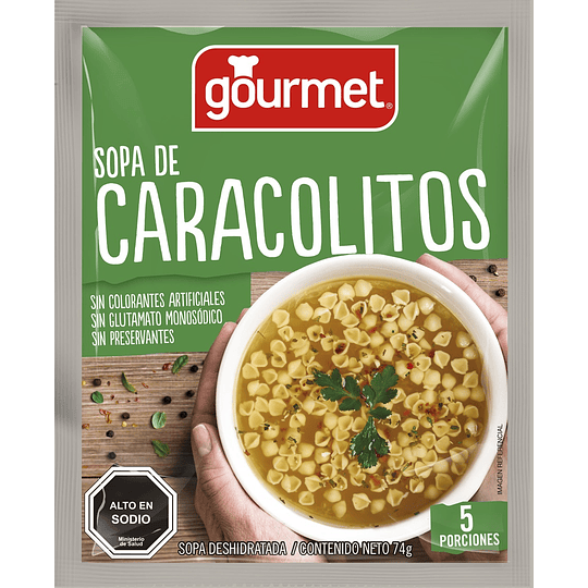 Sopa Caracolitos Gourmet ( 3 UD )