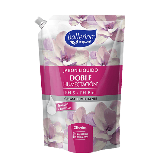 Jabón Ballerina Doypack Crema Humectante ( 2 x 750 ML )