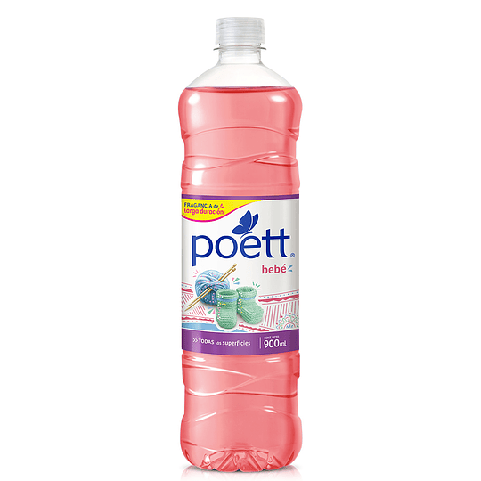 Limpiador Desinfectante Poett Bebé ( 3 x 900 ML )