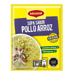 Sopa Pollo con Arroz Maggi ( 20 UD )