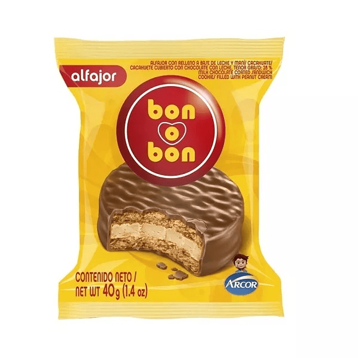 Alfajor Bon o Bon Leche ( 10 x 40 G )