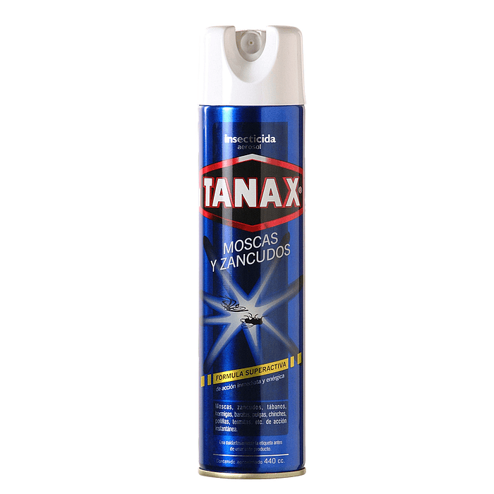 Insecticida Aerosol Tanax Moscas y Zancudos ( 3 x 440 ML )