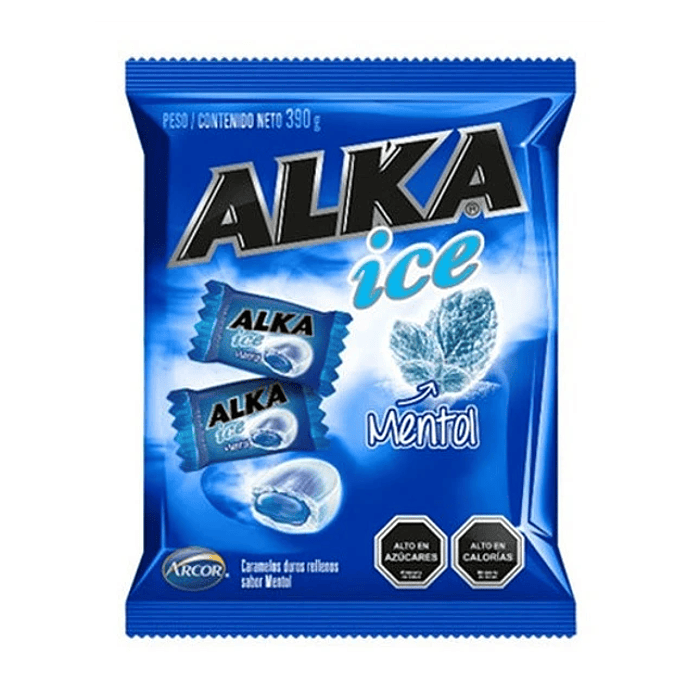 Caramelos Alka Ice Mentol ( 390 G )