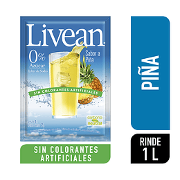 Jugo en Polvo Livean Piña ( 10 UD )