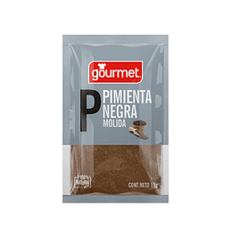 Pimienta Negra Molida Gourmet ( 5 x 15 G )