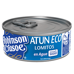 Atún Lomitos Reducido en Sodio Robinson Crusoe Agua ( 3 x 160 G )