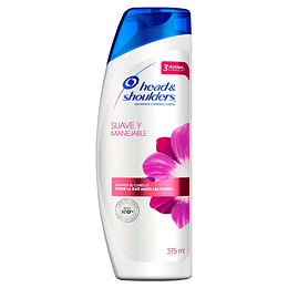 Shampoo Head & Shoulders Suave y Manejable ( 2 x 375 ML )