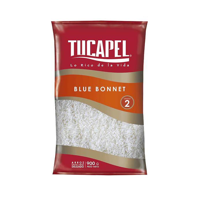 Arroz Grado 2 Blue Bonnet Tucapel ( 5 x 900 G )