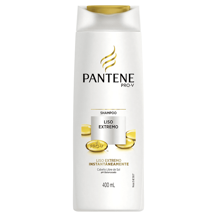 Shampoo Pantene Liso Extremo ( 2 x 400 ML )