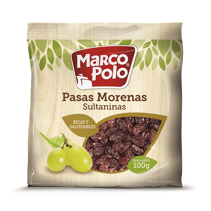 Pasas Morenas Marco Polo ( 5 x 100 G )