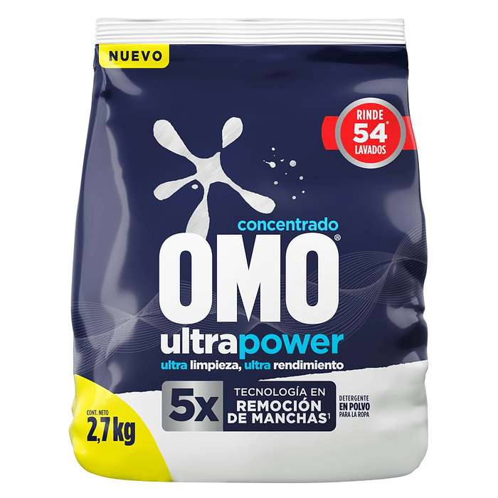 Detergente en Polvo Omo Matic ( 2.7 KG )