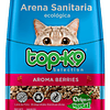 Arena Sanitaria para Gatos Topk9 Ecológica Berries ( 2 KG ) 1