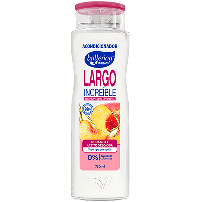 Acondicionador Ballerina Botella Largo Increíble ( 2 x 750 ML )