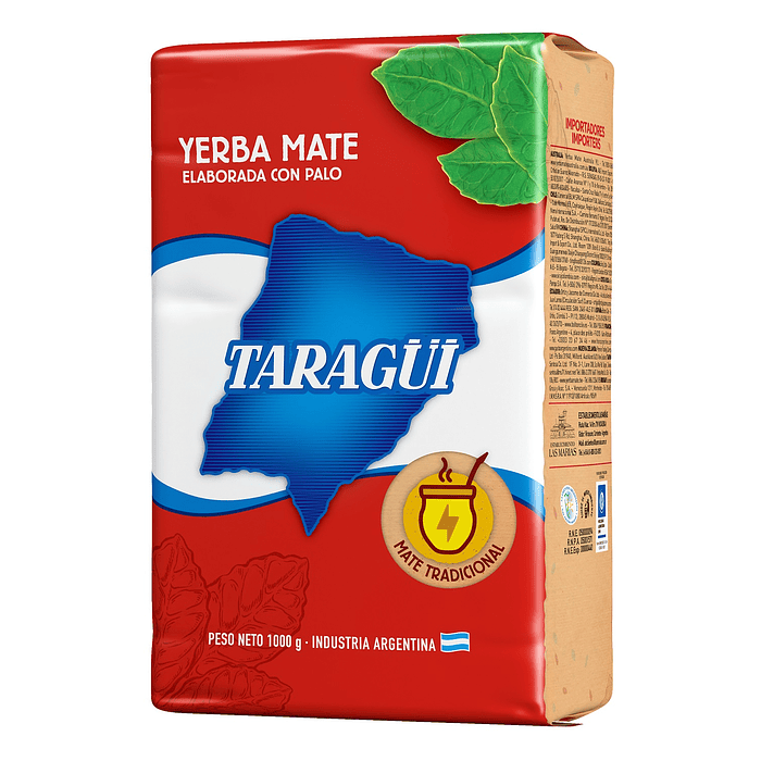 Yerba Mate Tradicional con Palo Taragui ( 2 x 1 KG )