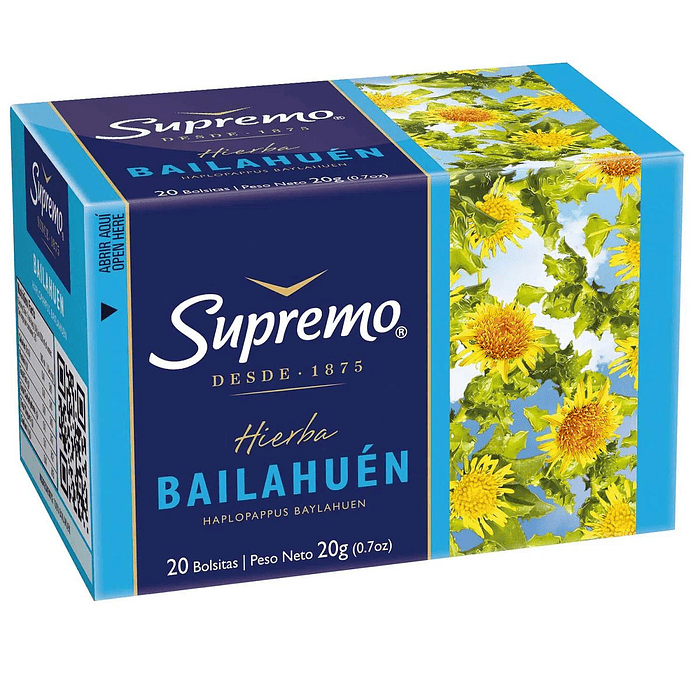 Infusión de Bailahuén Supremo ( 4 x 20 Bolsitas )