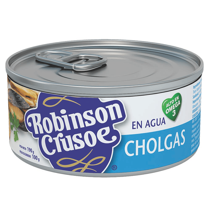 Cholgas Robinson Crusoe Agua ( 3 x 190 G )