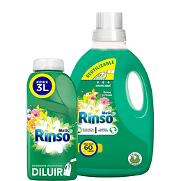 Detergente Líquido para Diluir con Bidón Rinso ( 2 x 500 ML )