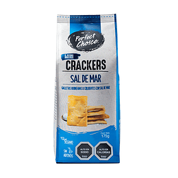 Galletas Crackers Perfect Choice Sal de Mar ( 175 G )