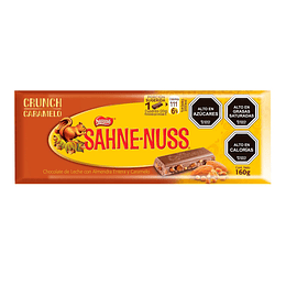 Chocolate Sahne Nuss Crunch Caramelo ( 3 x 160 G )