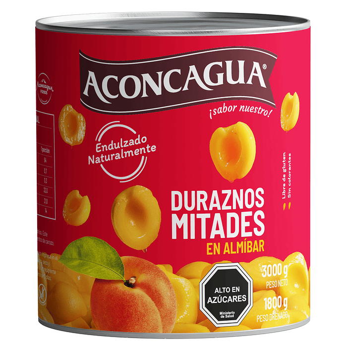 Duraznos Mitades Aconcagua ( 3 KG )