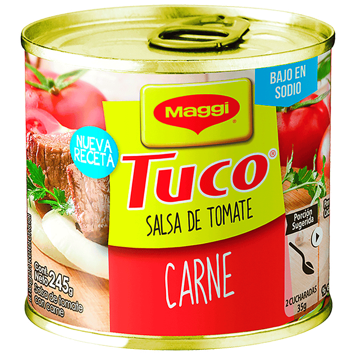 Salsa de Tomates con Carne Tuco ( 4 x 245 G )