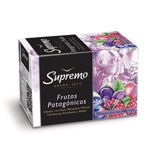 Té Supremo Ceylan Frutos Patagónicos ( 4 x 20 Bolsitas )