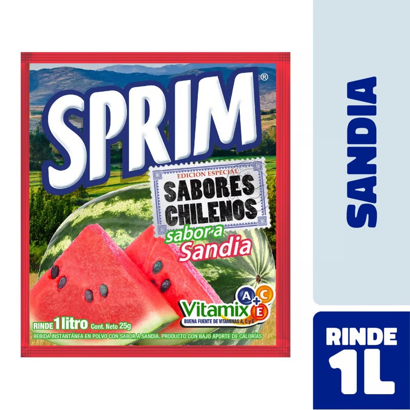 Jugo en Polvo Sprim Sandía ( 10 UD )