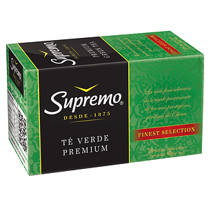 Té Supremo Premium Verde ( 4 x 20 Bolsitas )