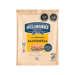 Mayonesa Hellmans Sachet ( 12 x 186 G )