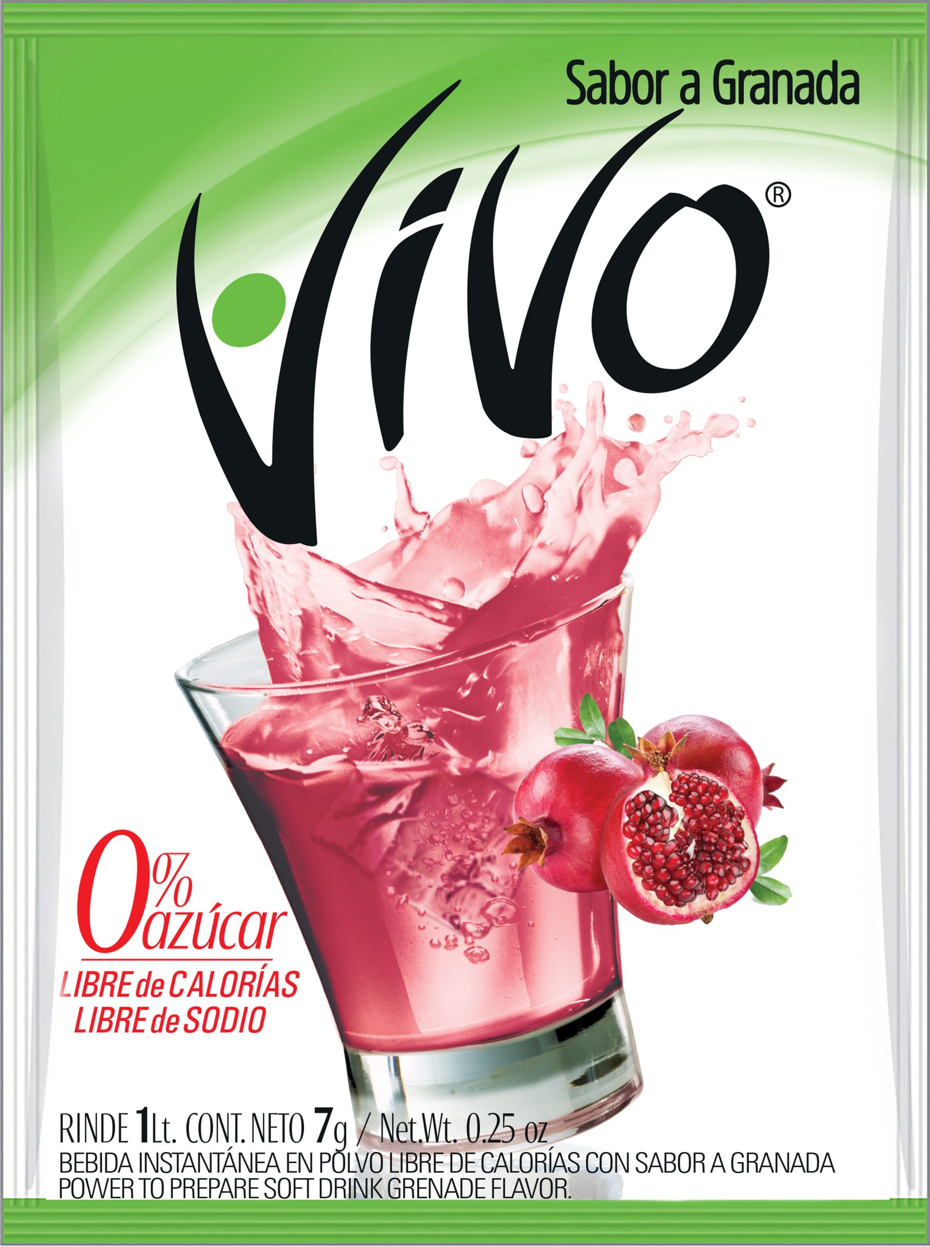 Jugo en Polvo Vivo Granada ( 10 UD )