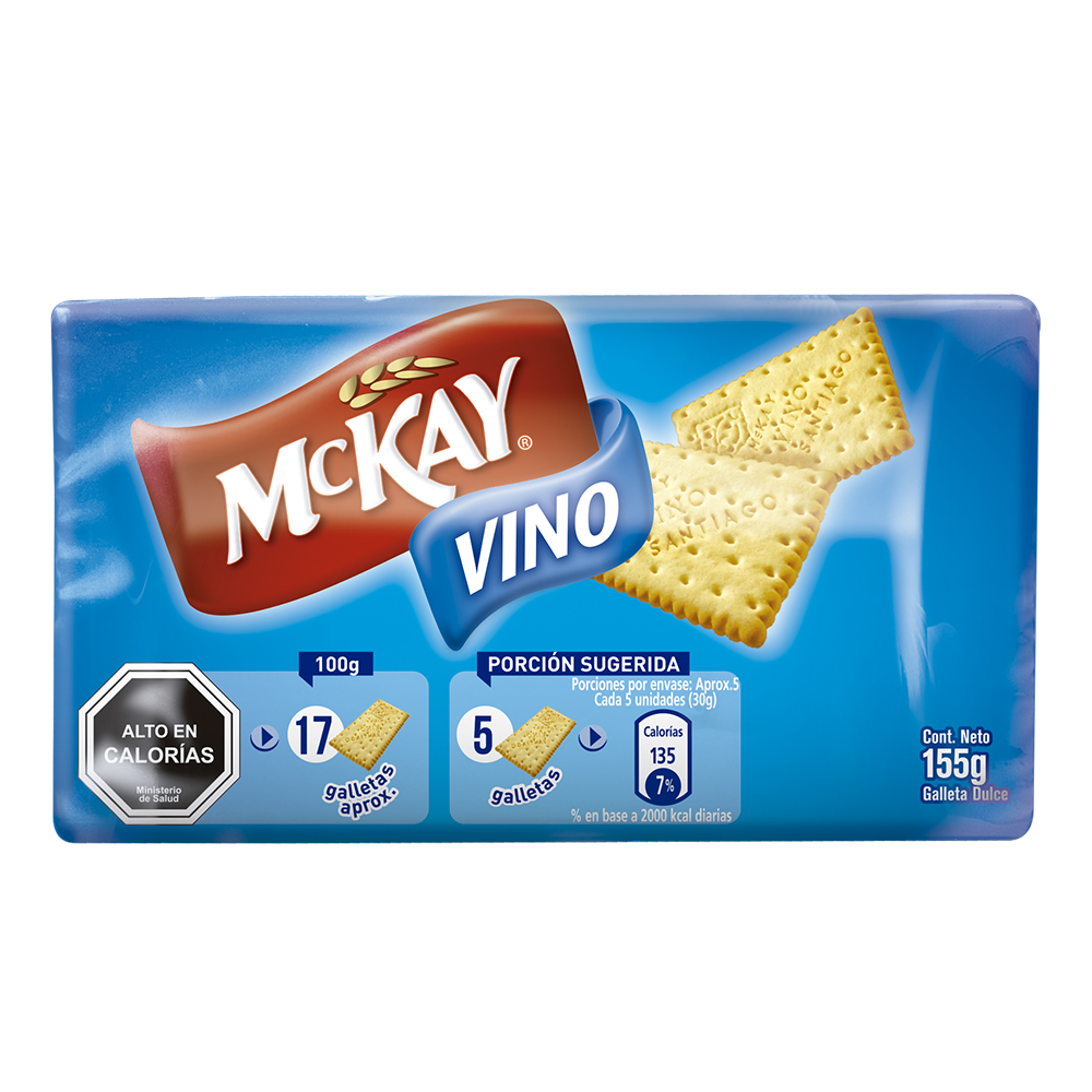 Galleta Vino Mckay ( 4 x 155 G )