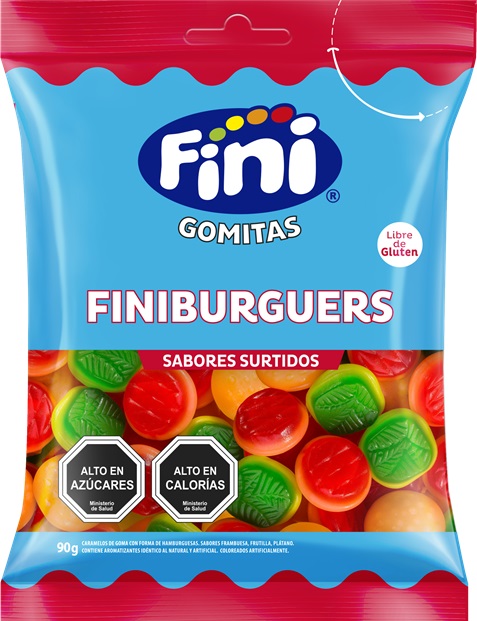 Gomitas Fini Hamburguesas ( 4 x 90 G )
