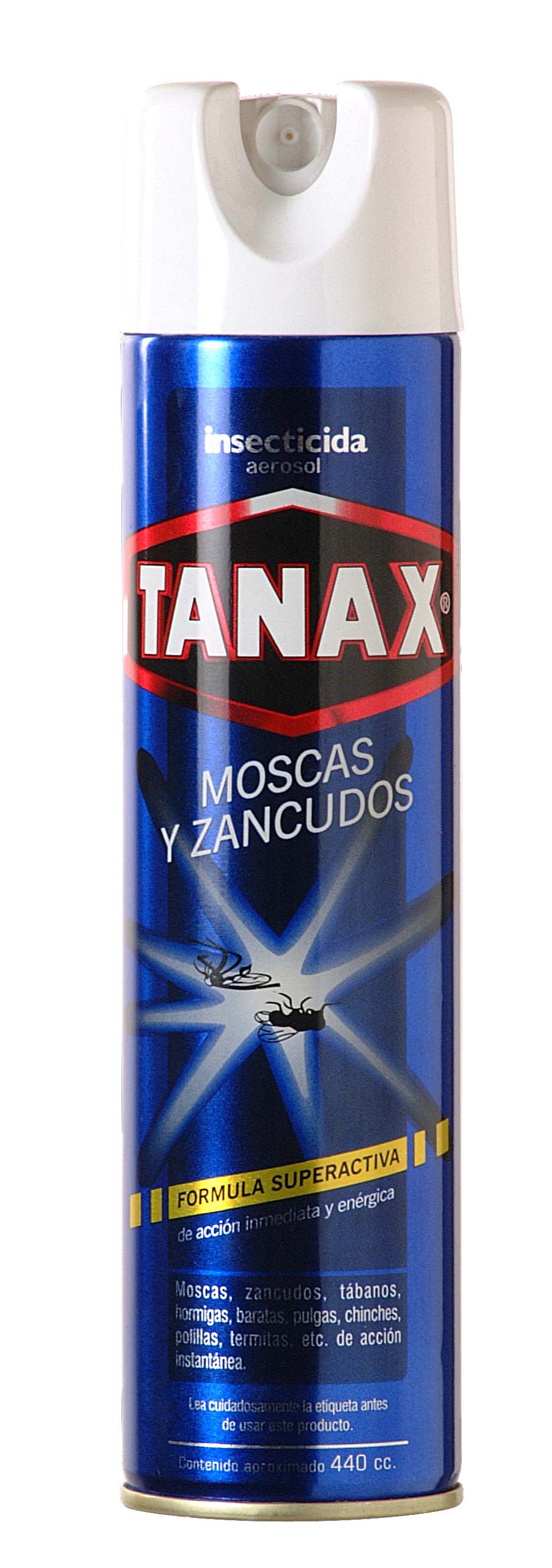 Insecticida Aerosol Tanax Moscas y Zancudos ( 3 x 440 ML )
