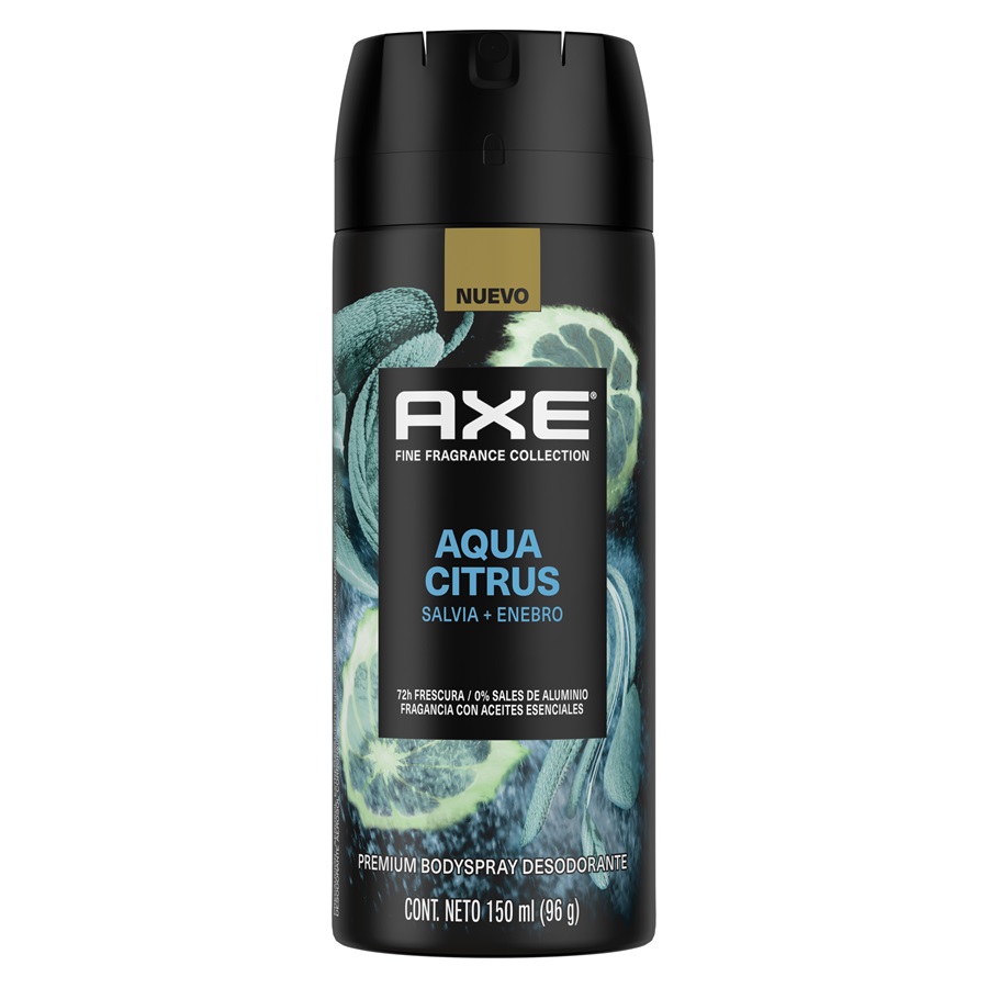 Desodorante Aerosol Axe Aqua Citrus ( 3 x 150 ML )