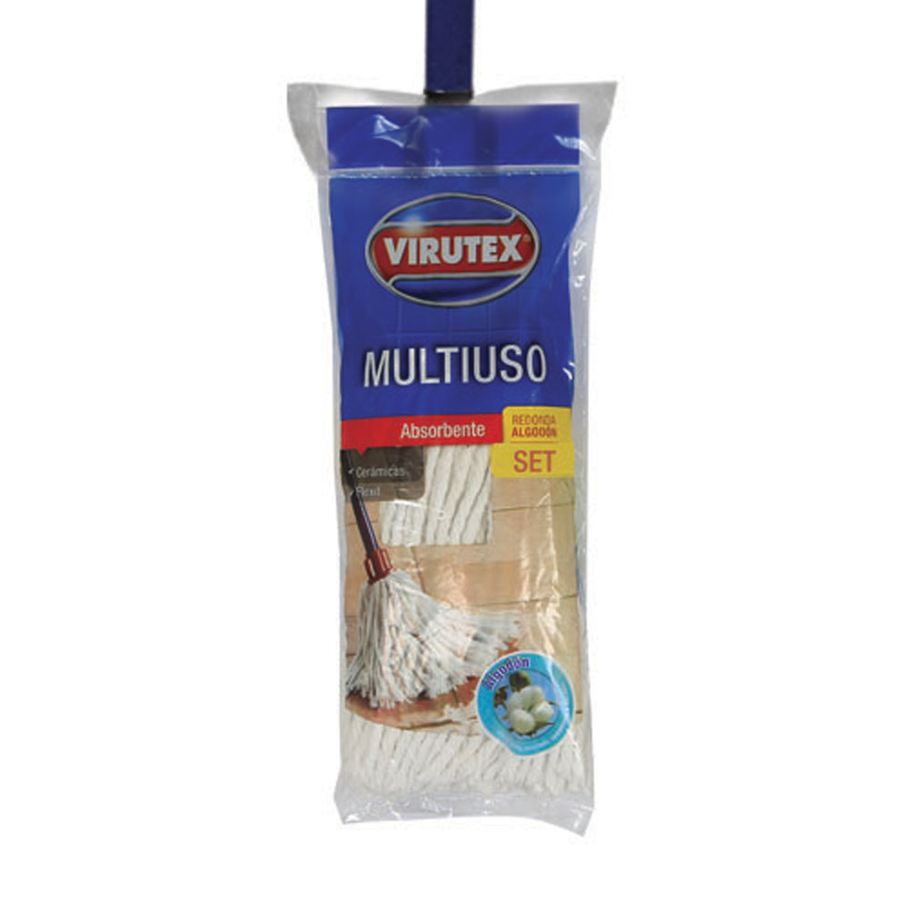 Mopa Redonda de Algodón Virutex ( 3 UD )