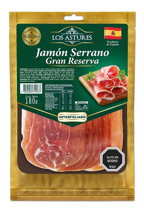 Jamón Serrano Los Astures ( 180 G )
